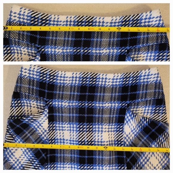 ANTHRO MAEVE plaid pockets! woven many quality details skirt - Picture 14 of 17